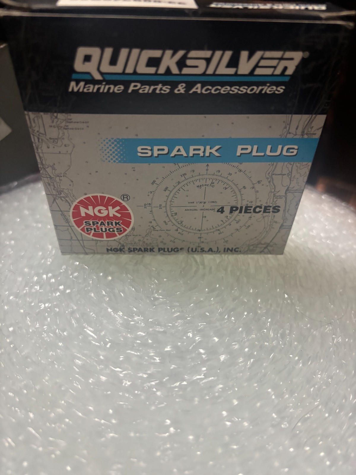 OEM Mercury Quicksilver NGK ILFR6G-E 33-889246Q39 4212 Verado Spark Plugs 4 Pack