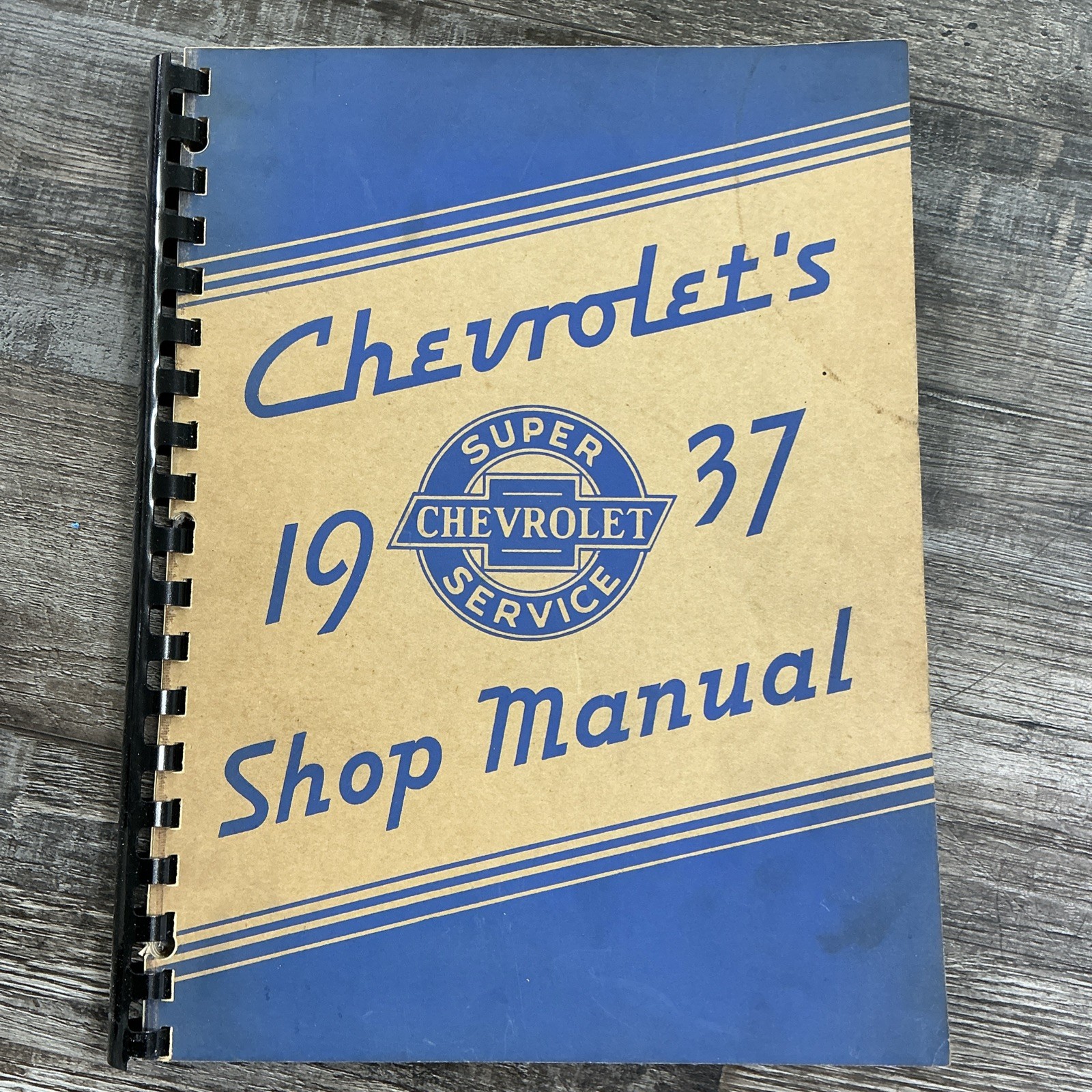 ORIGINAL FACTORY Service Manual For Chevrolet 1937 Cars Trucks Repair Shop GM