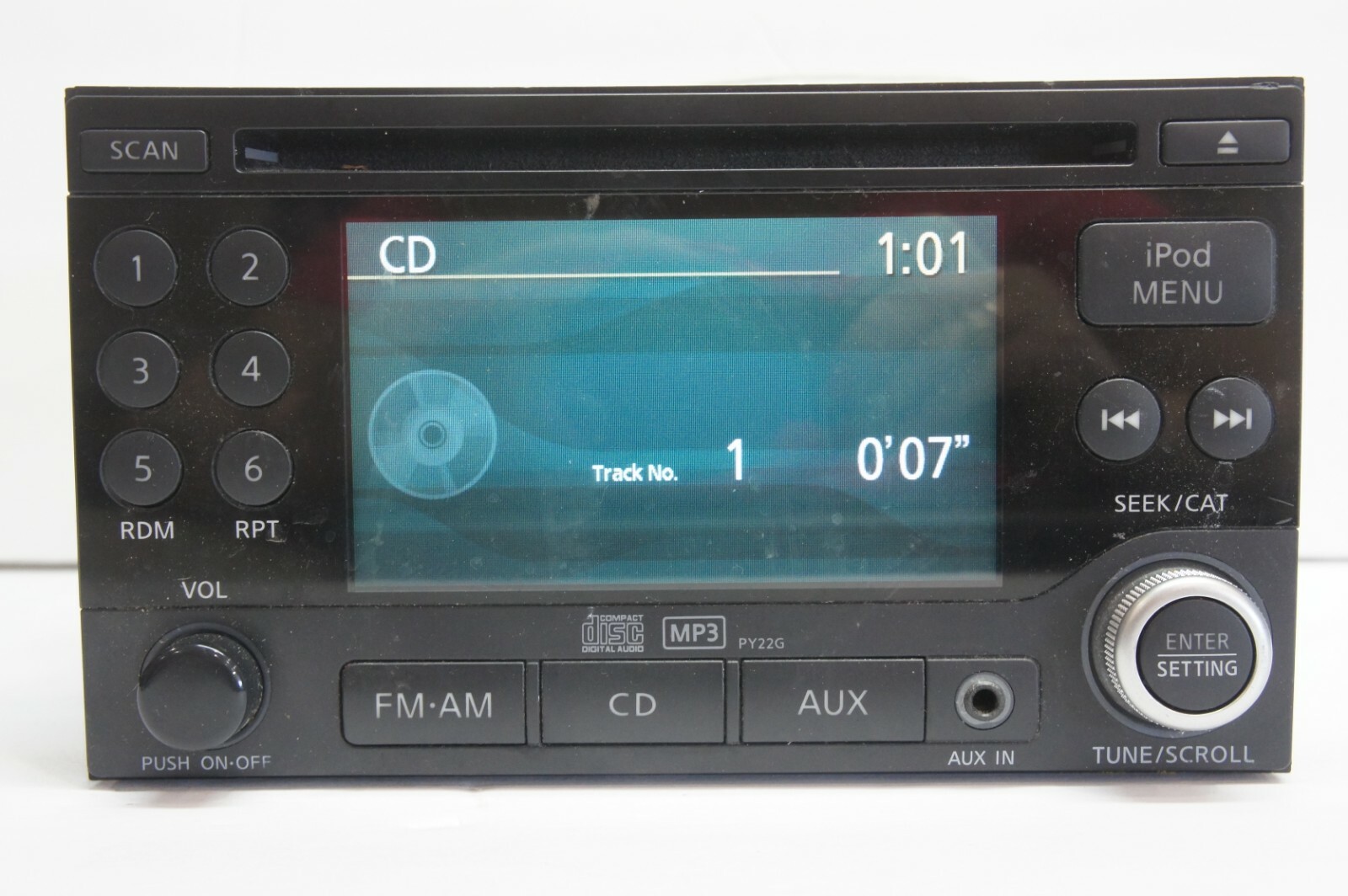 2011 Rogue Nissan PY22G Radio CD-Player/Aux/AM/FM 28185 1VK0A OEM *A1019