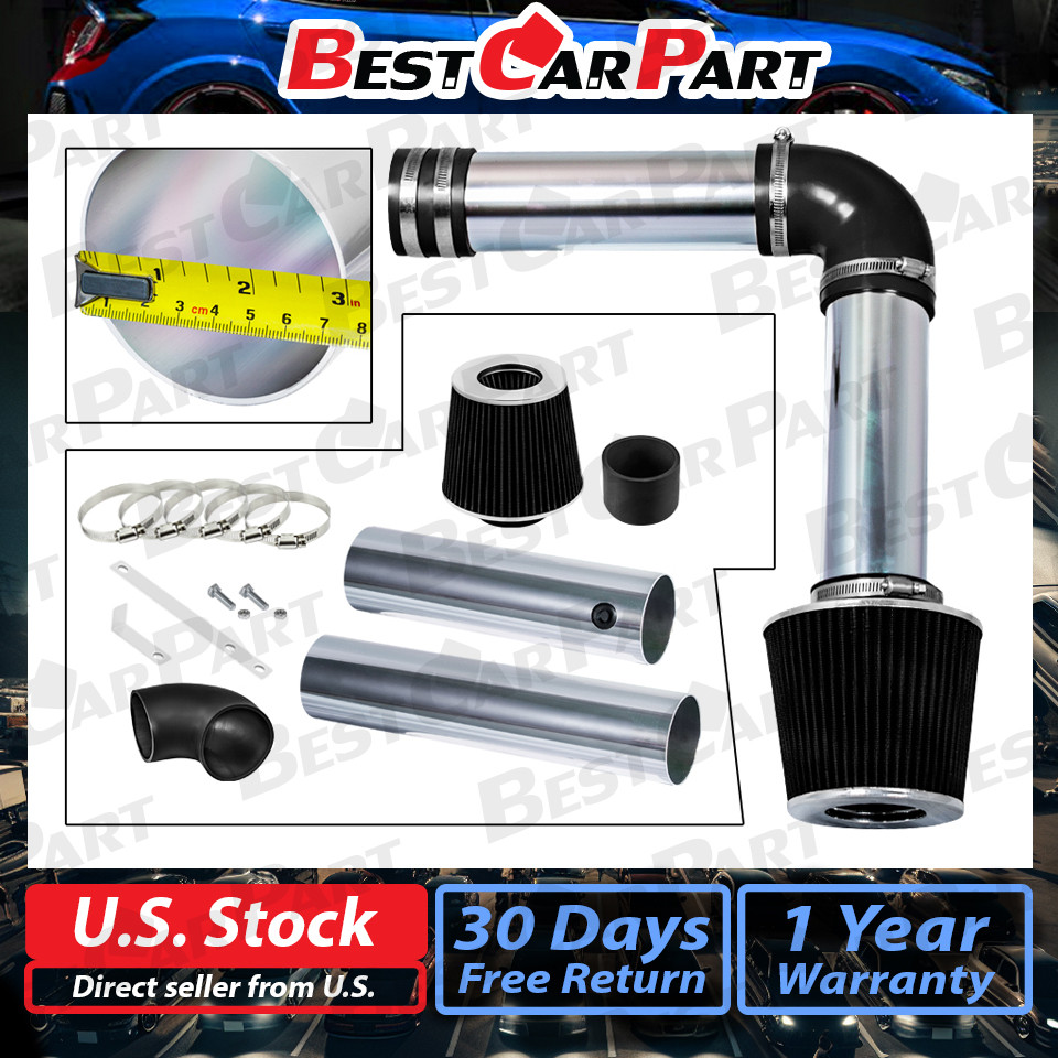 BCP BLACK For 04-08 Acura TL 3.2 V6 Cold Air Racing Intake System + Filter
