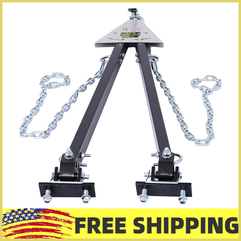 Tow Bar,5000LB Universal Towing Bar w/Chains Fits 2″ Ball Hitch for RV Car Truck