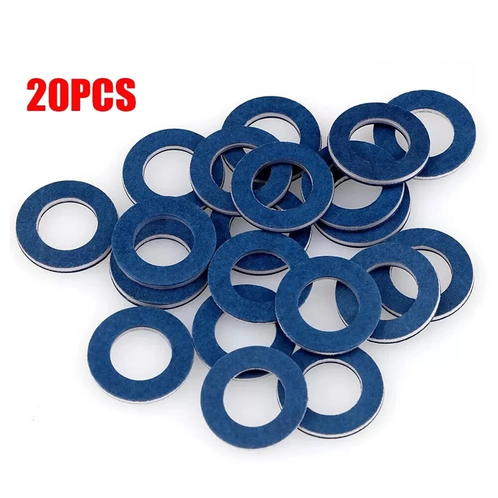 20 PCS Oil Drain Plug Gasket Crush Washer 90430-12031 for Toyota Corolla 2018