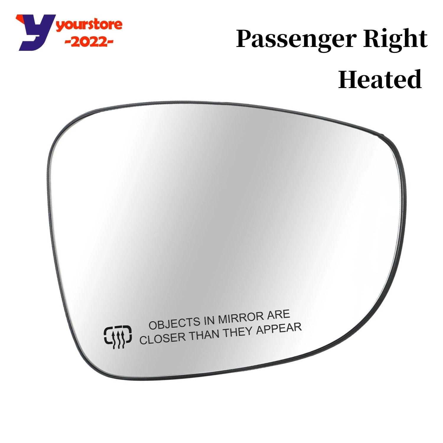 Mirror Glass Right Side Heated for Chrysler 2017-2022 Pacifica 2020-2022 Voyager