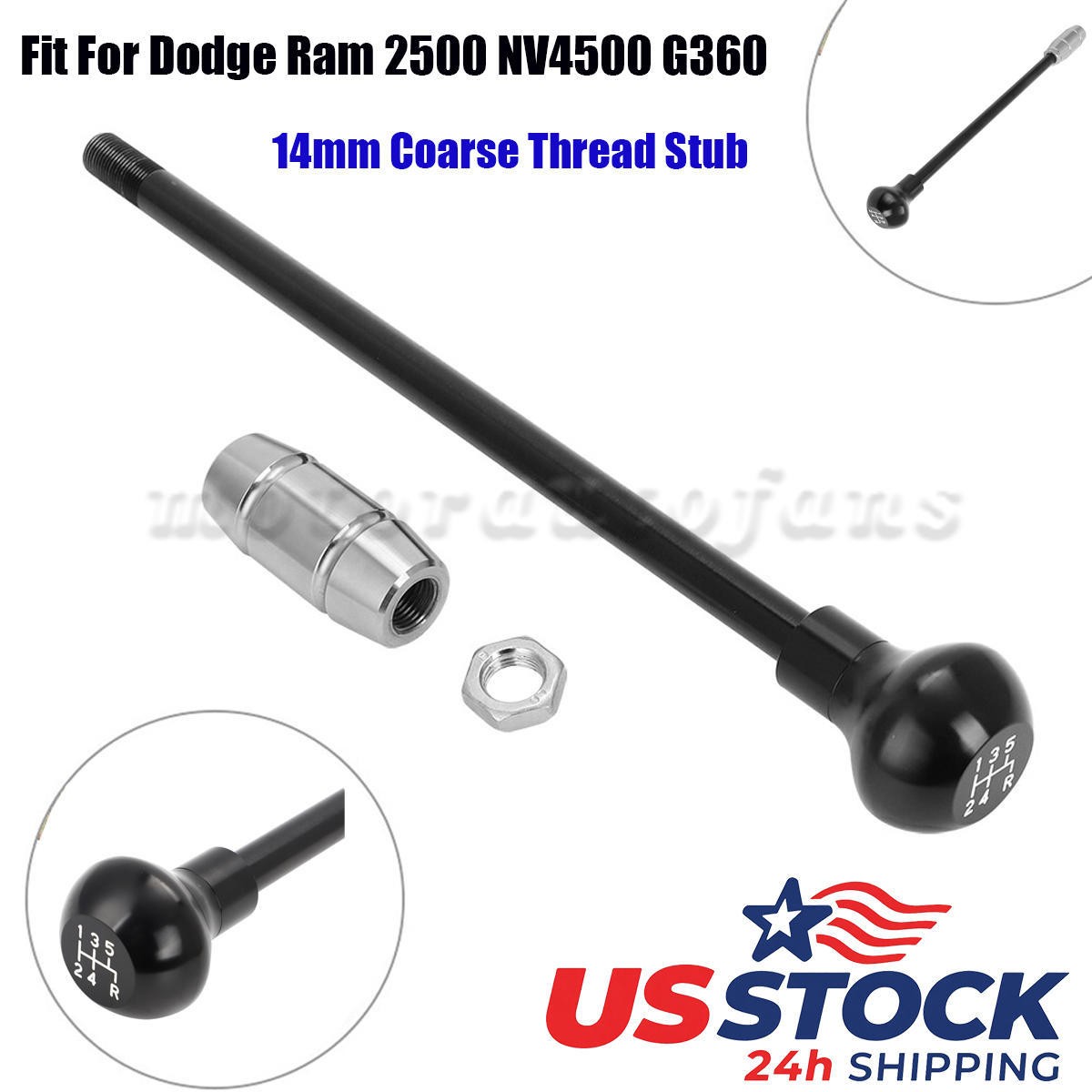 Shifter Stick For Dodge NV4500 G360 Ram 2500 3500 14MM Coarse Thread NV4500-28E