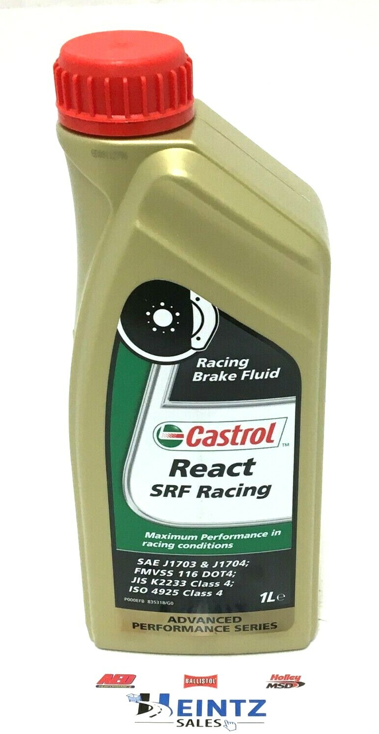 Castrol 12512 React SRF Racing Brake Fluid DOT4 – 1 Liter