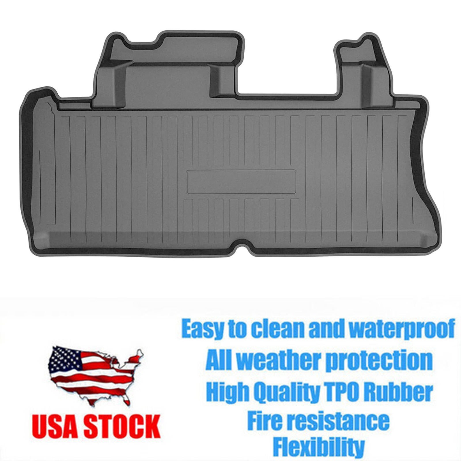 for 2021-2026 Toyota Sienna TPO Trunk Mat Cargo Liner Floor Tray