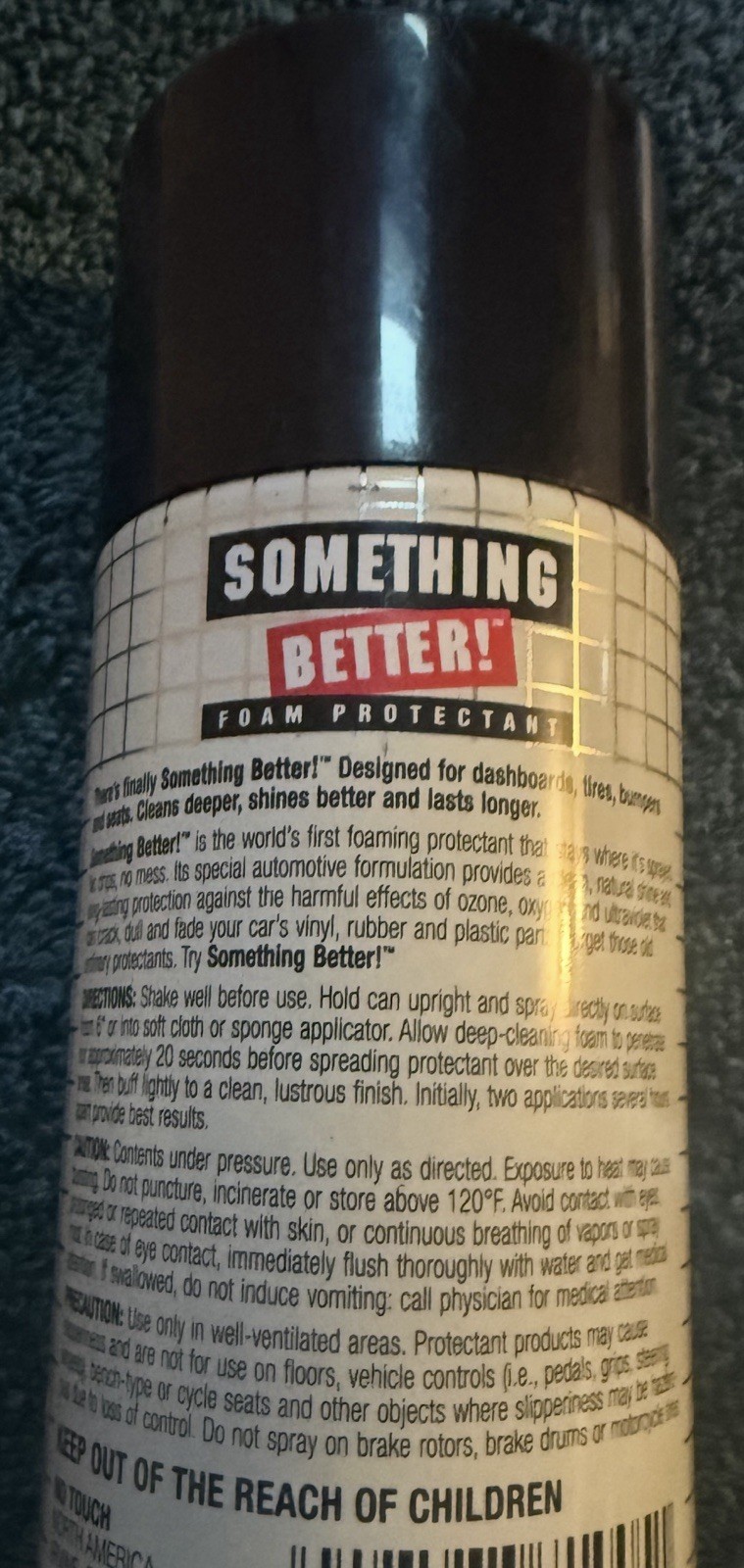 Vintage Something Better Foam Protectant For Vinyl Rubber And Plastic 5 oz New?