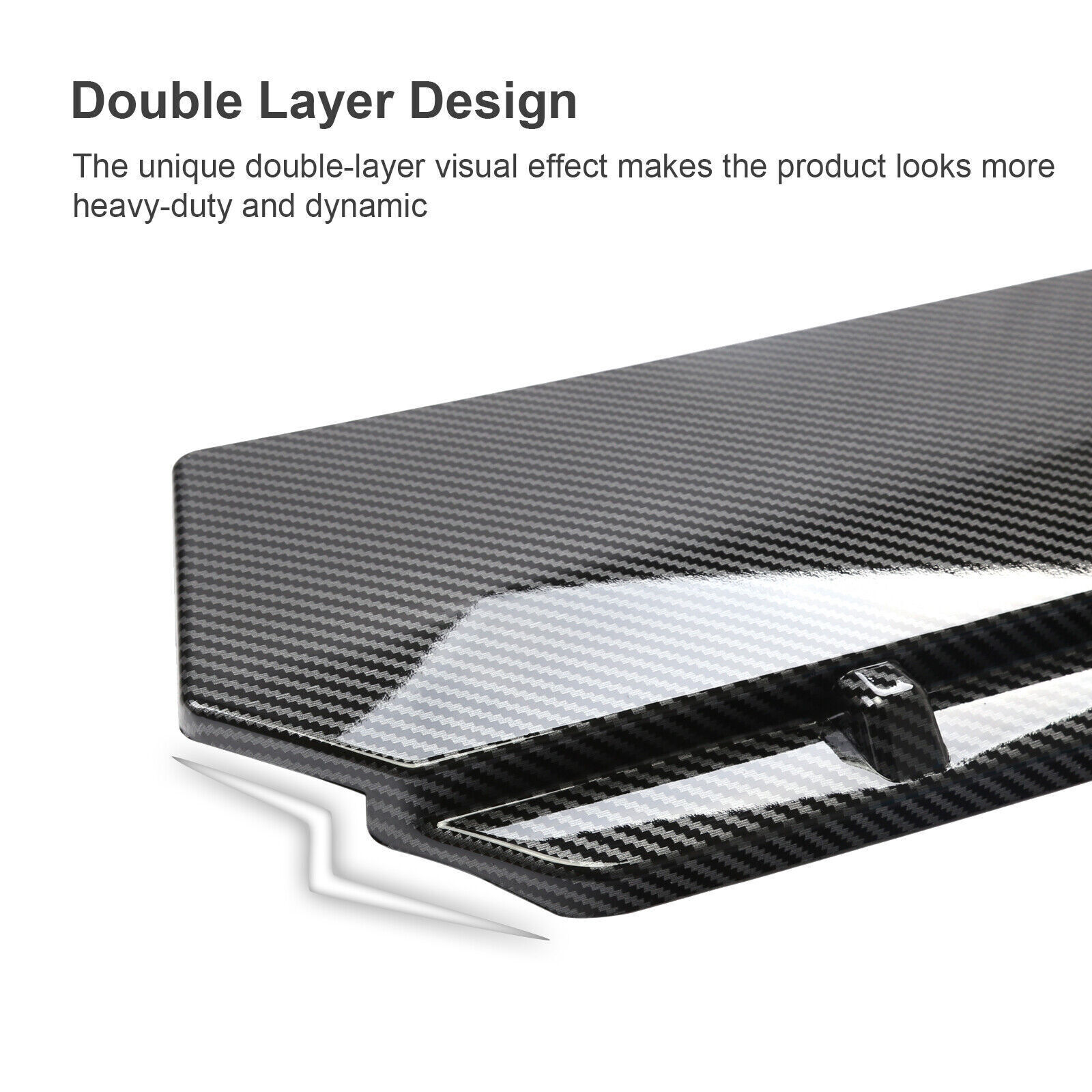 Carbon fiber Style for Subaru Forester Front Bumper Lip Spoiler Splitter BodyKit