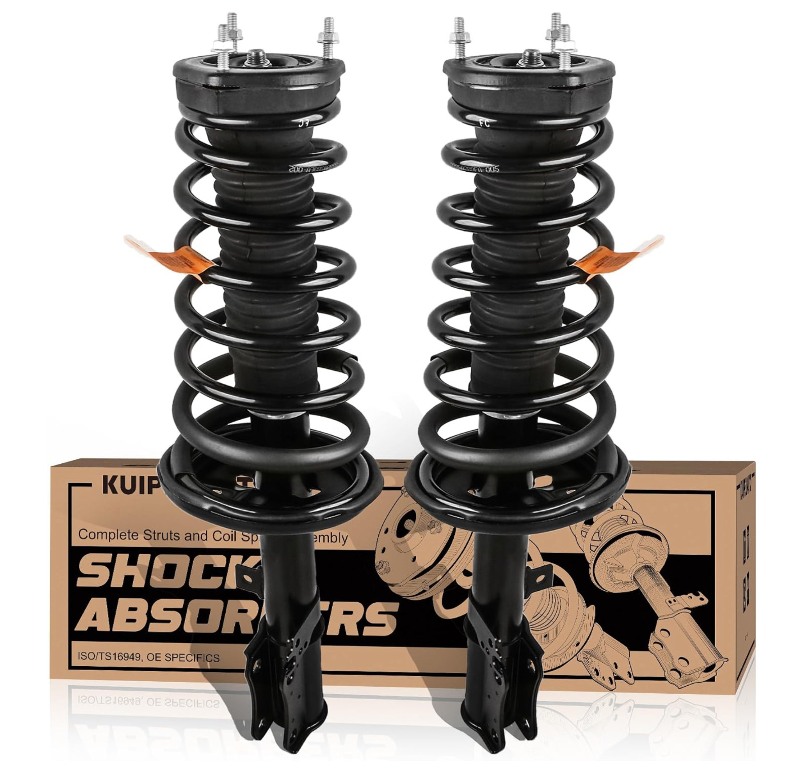 Pair Rear Struts Shocks Assembly For Toyota Camry Lexus ES300 2002-2003
