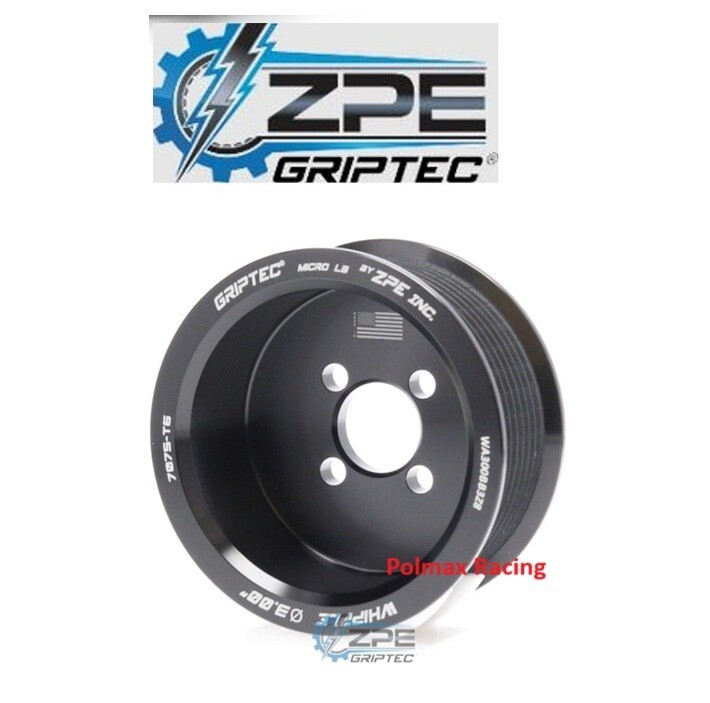 ZPE Griptec 3.0” 8 rib Whipple supercharger pulley for 2003-2004 SVT Cobra