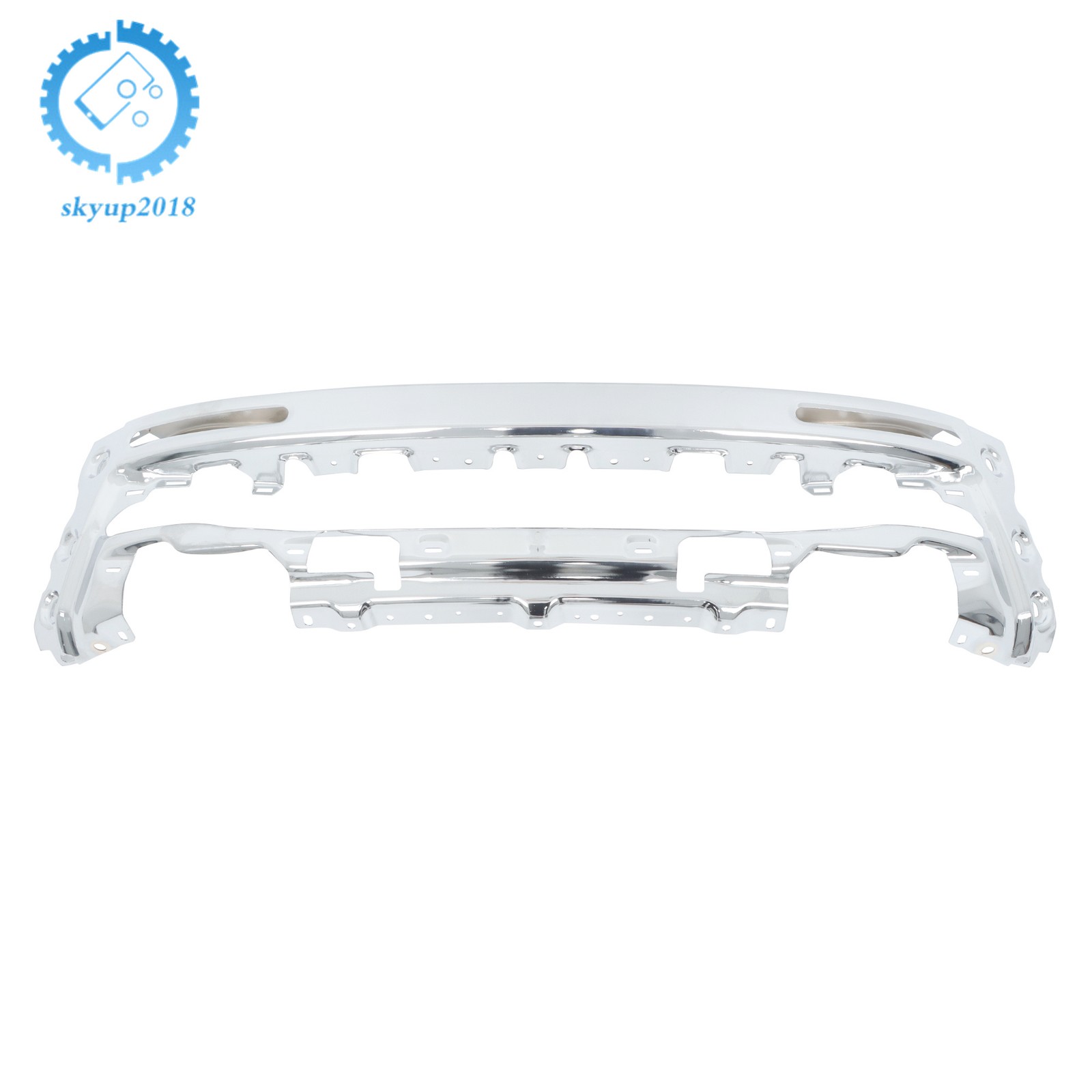 Split-type Metal Steel Front Bumper Face Bar Chrome For Ford Ranger 2019-2023
