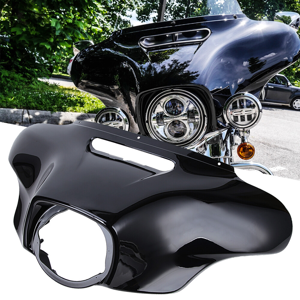Vivid Black Batwing Outer Fairing for Harley Touring Electra Street Glide 14-UP
