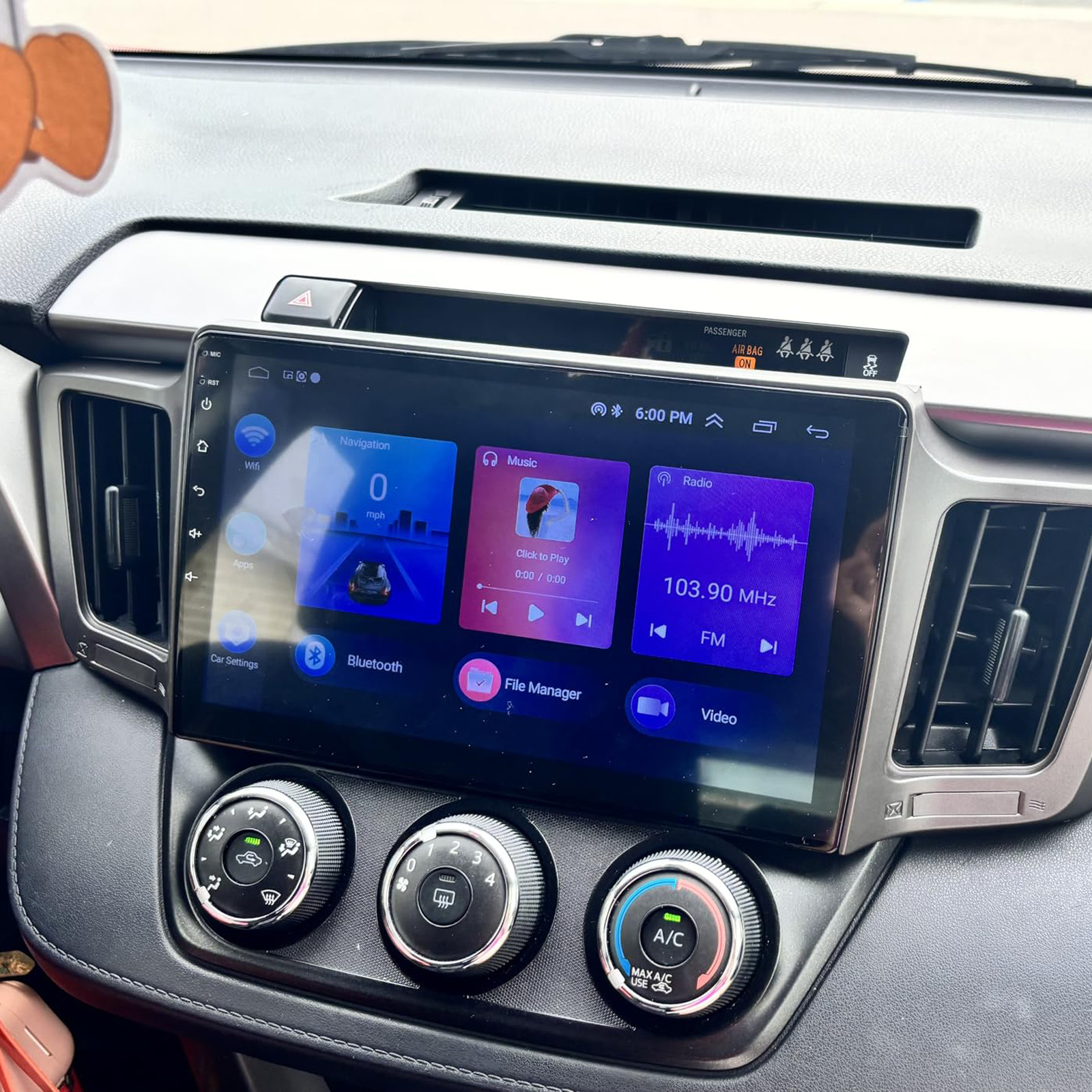 For Toyota RAV4 2013-2018 Fit For Carplay 10″ Android 13 Car Stereo Radio 64GB
