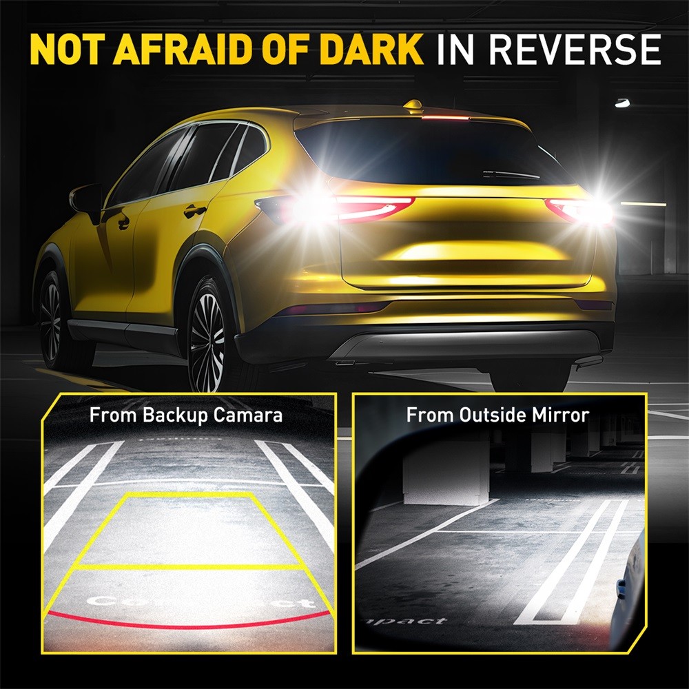 2/4/6X 921 912 T15 LED Reverse Backup Light Bulb Super Bright White 4000LM