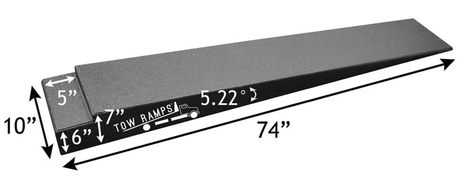 Tow Ramps 74″, Single Piece Low Profile Tow Ramps (two in a set)