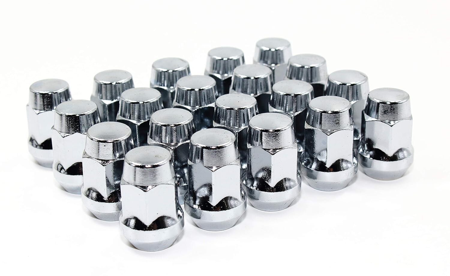 20 12×1.5 1.40″ Chrome Acorn Lug Nuts for Honda Civic SI Accord Fit CRV Element