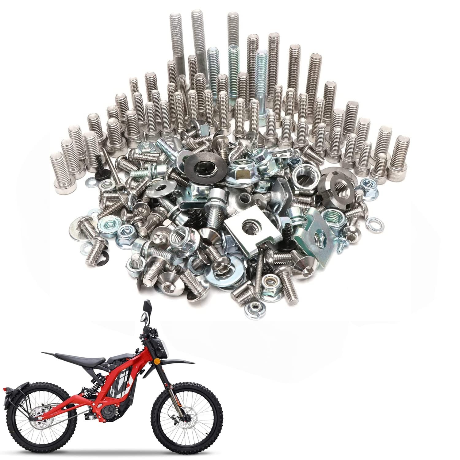Screw Nut and Bolt Set Stainless Steel Bolt Kit For SurRon Light bee S X Ebike