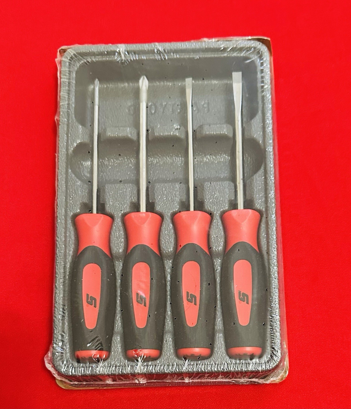 Snap On Tools Mini Screw 4 Pieces Set Red – SGDX40BR New
