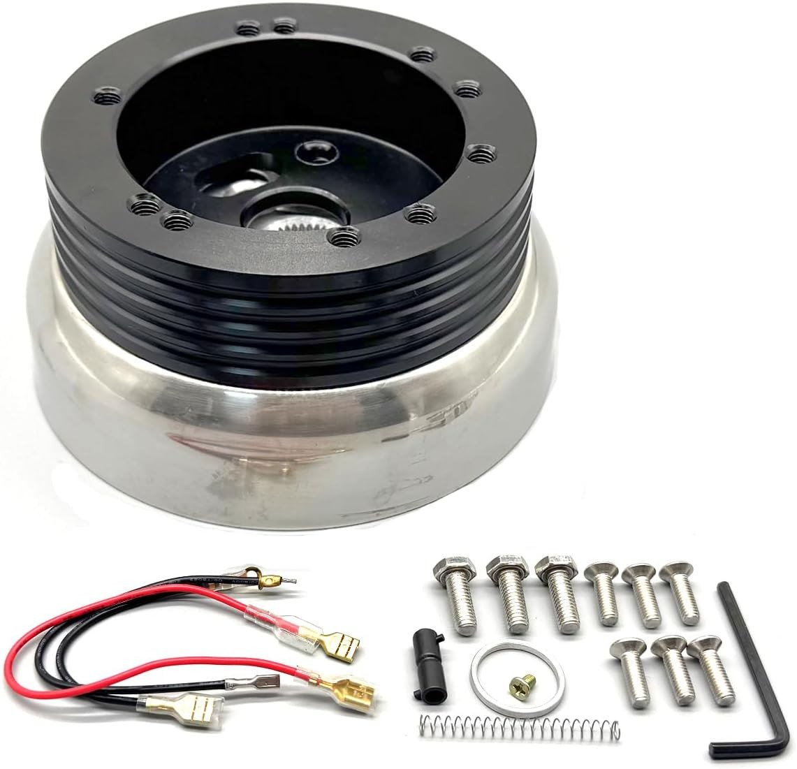 5 & 6 Hole Steering Wheel Polished Hub Adapter Flaming River Ididit For GM Chevy