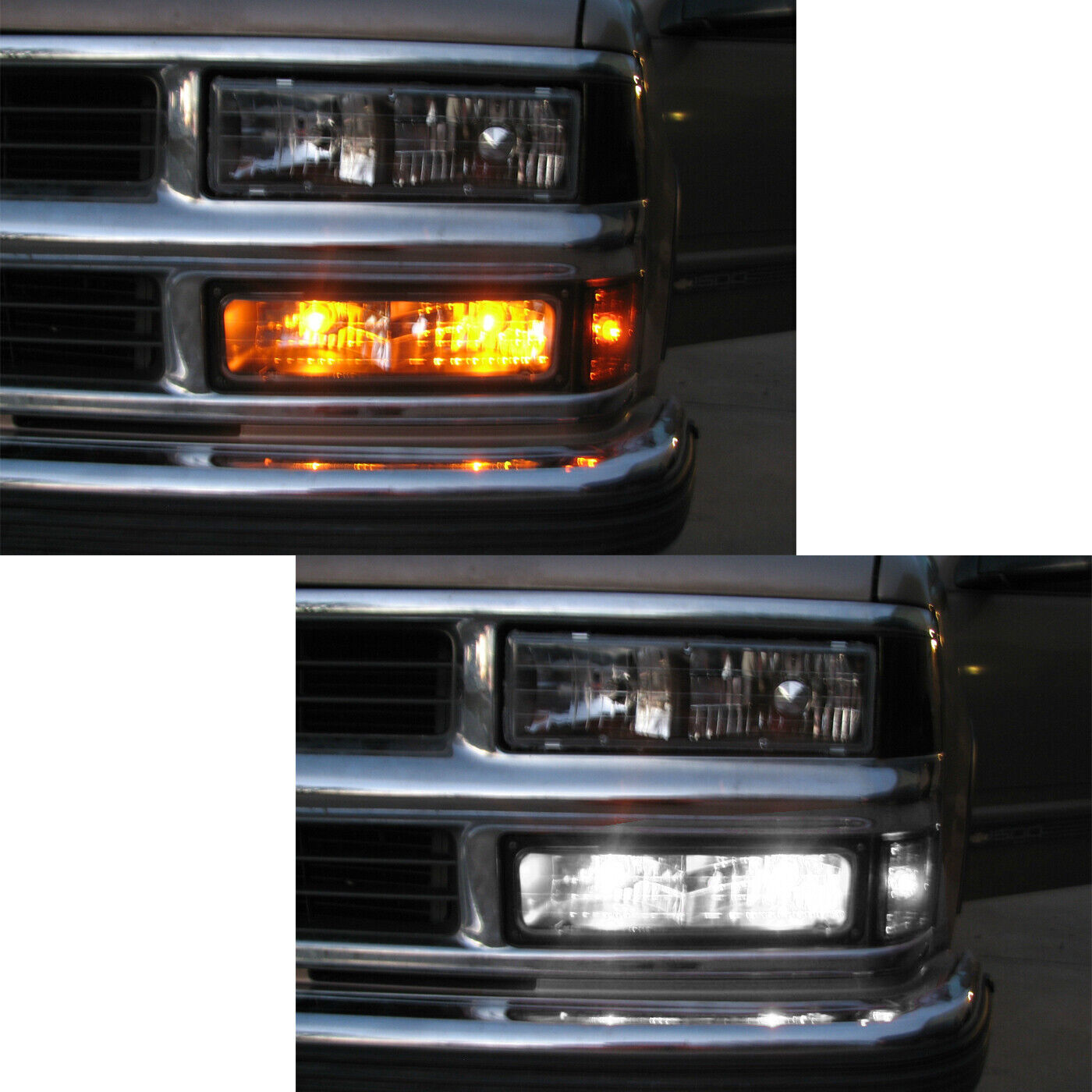 4Pack 2357 Switchback LED Turn Signal Light Bulb For Chevy GMC C/K1500 2500