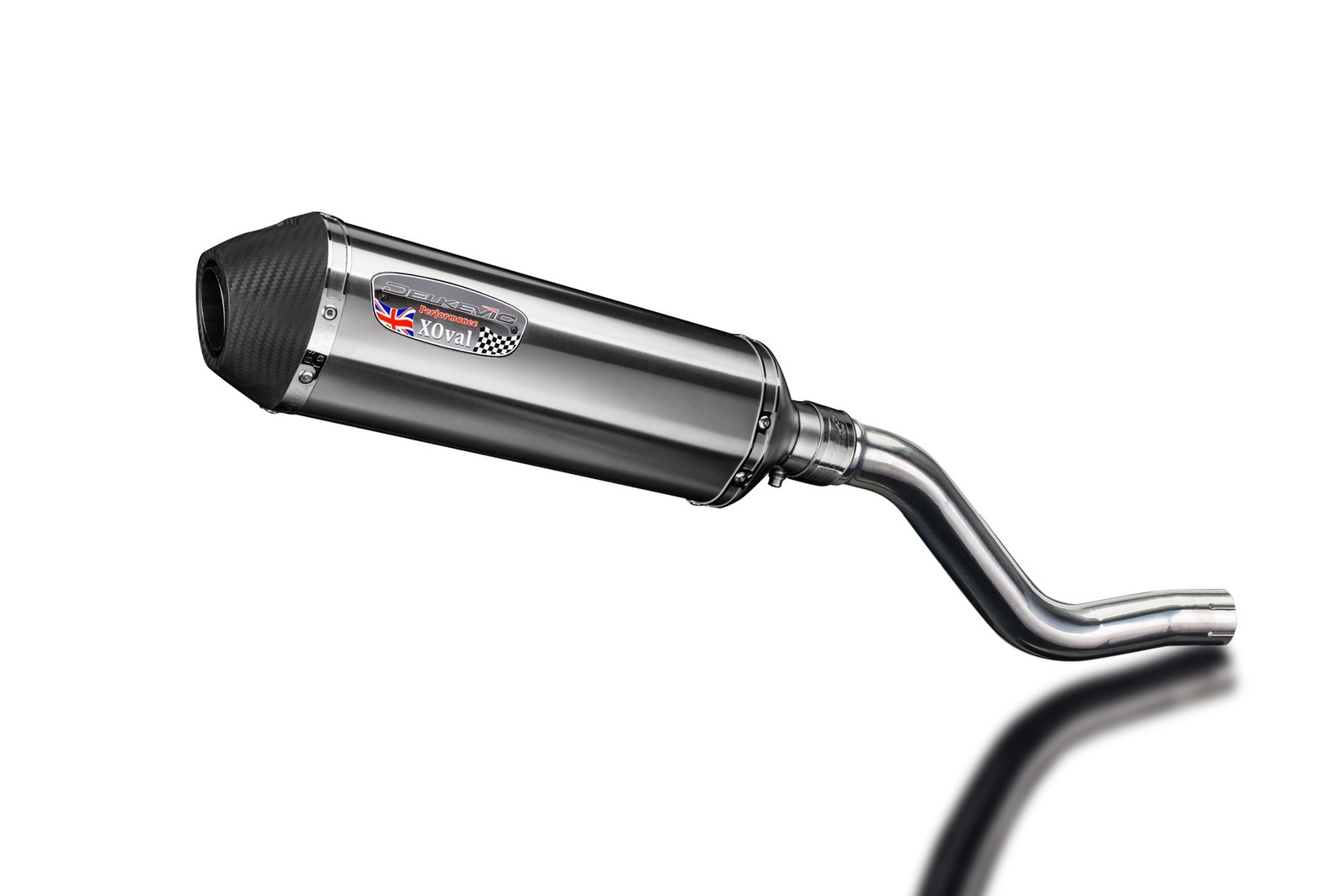 Kawasaki KLR650 2022-2026 Delkevic Slip On – 13.5 Xoval Brushed Muffler