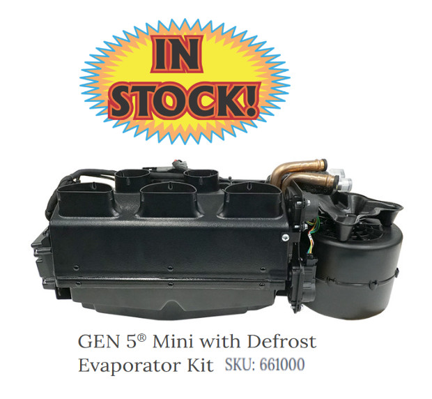 Vintage Air 661000 -Gen5 Mini Space Saver Evaporator Kit w/Heat, Cool, & Defrost