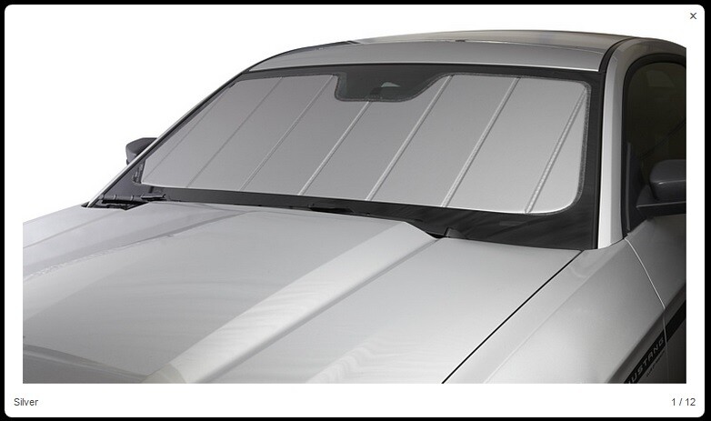CoverCraft Folding Sun Shade for BMW Vehicles Heat Wind Shield Screen Bag Option