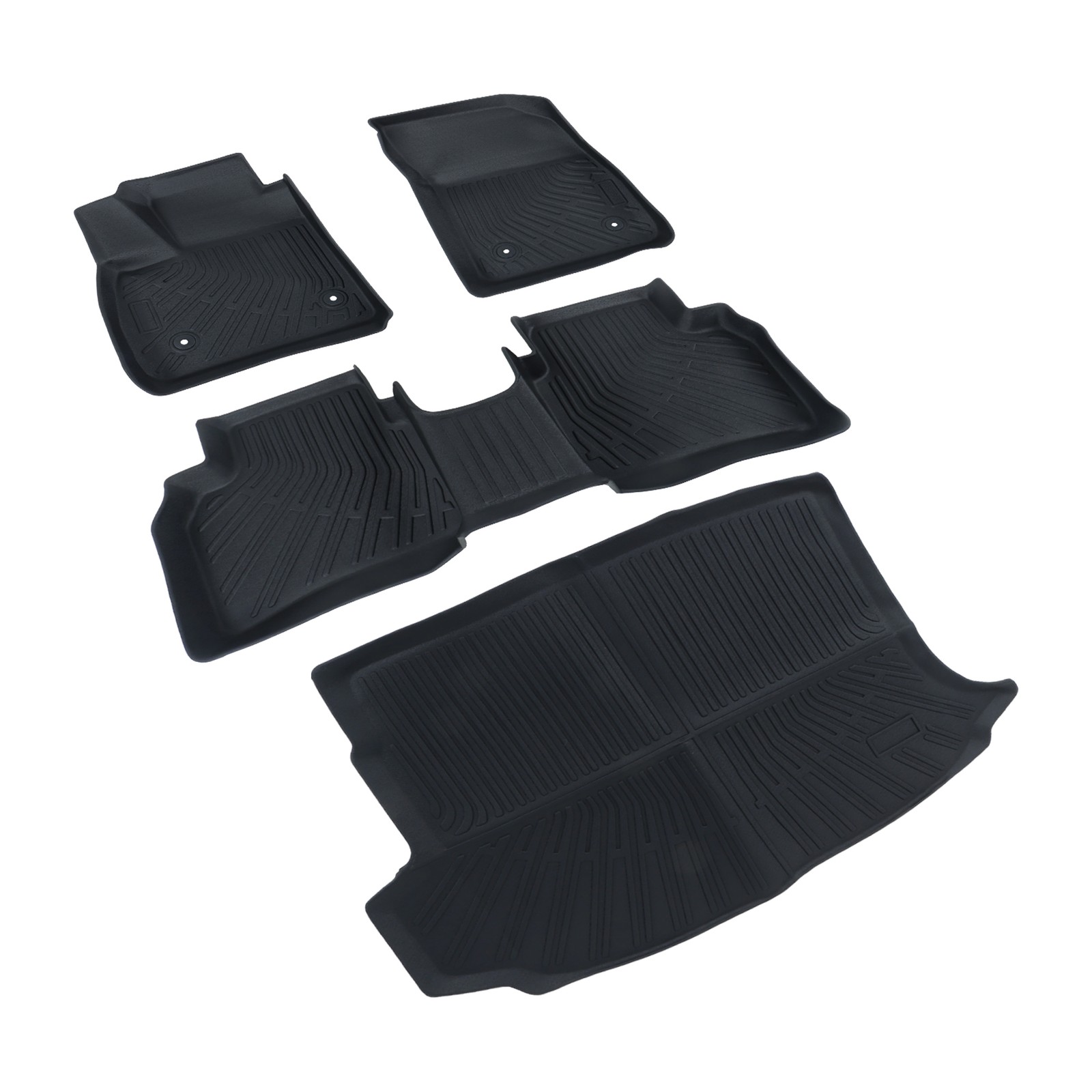 Floor Mats For Buick Envision 2021 2022 2023-2026 All Weather Cargo Liners Black