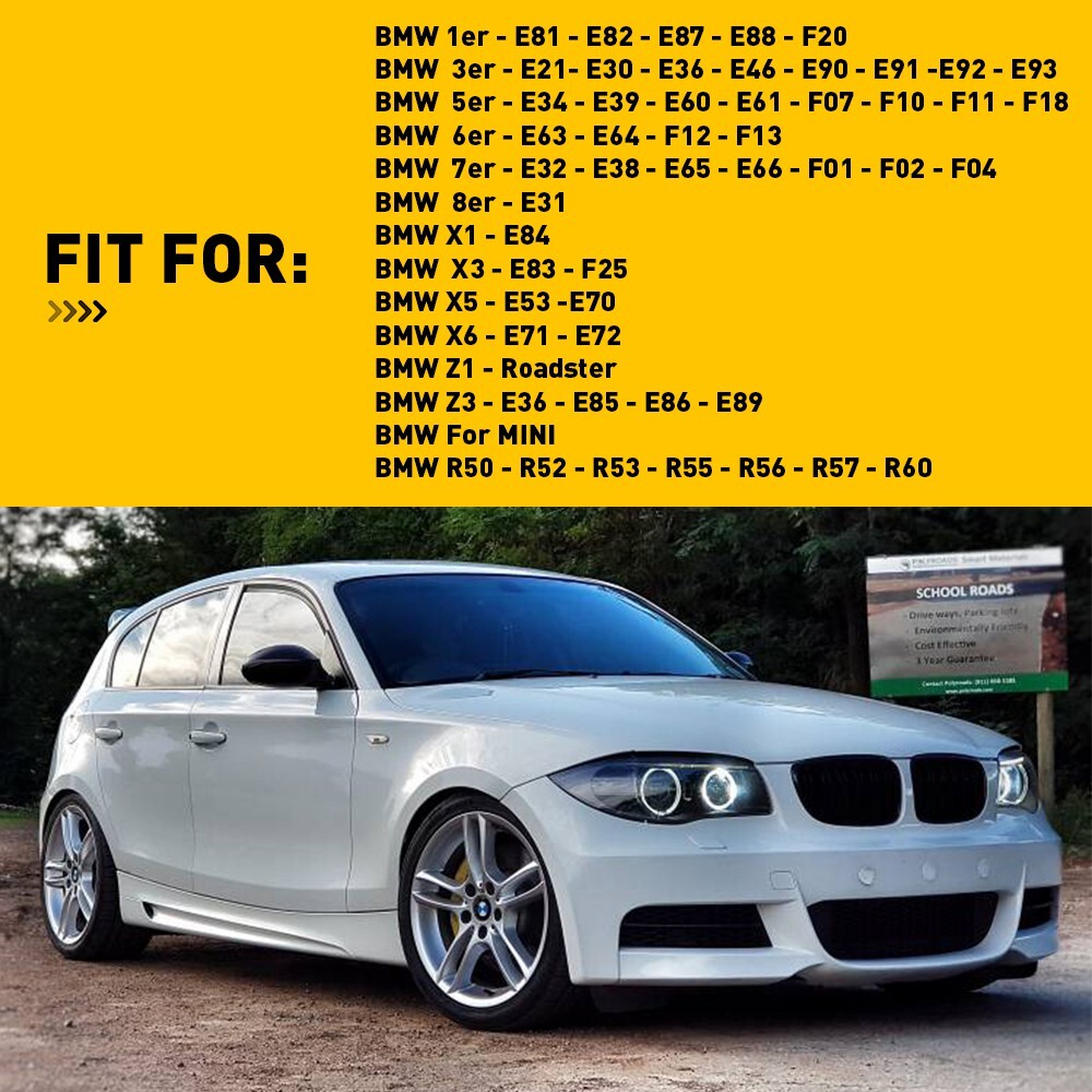 Car Screw Body Fender Bumper U Nut Clips Fastener 40PCS Fit BMW E36 E85 E86 E89