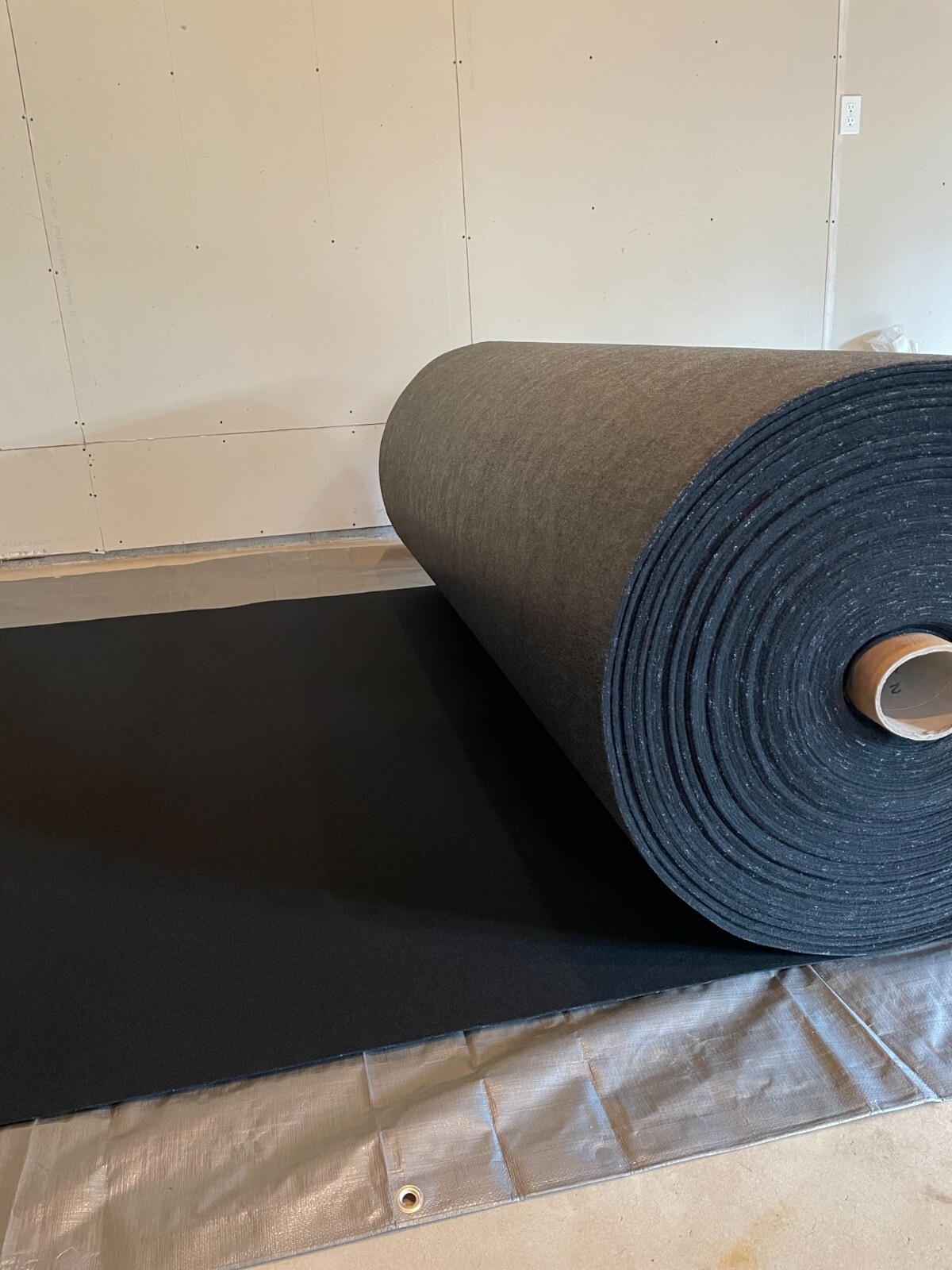 Black Automotive Carpet with Backing – 5 Square Yards 68″ x 95″