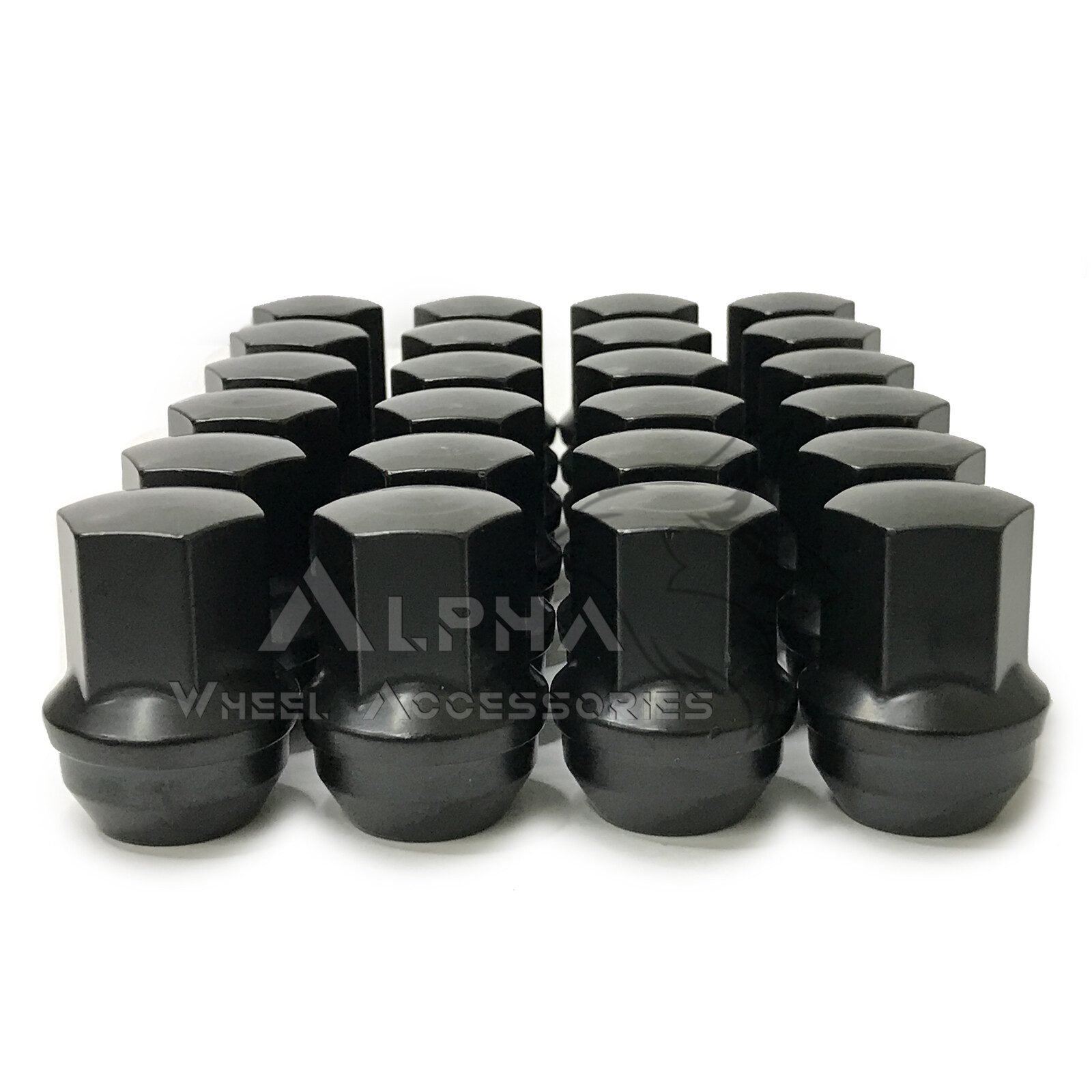 20 Black OEM Factory Style Lug Nuts M14x1.5 Fits 2011 & Newer Dodge Durango