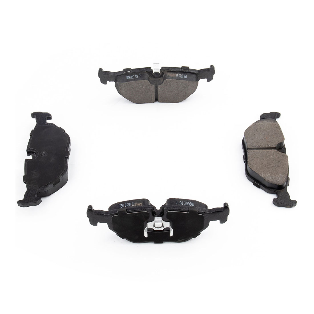 Rear Brake Rotors Ceramic Brake Pads for BMW 318i 1.9L 1.8L BMW 318is 1.9L 1.8L