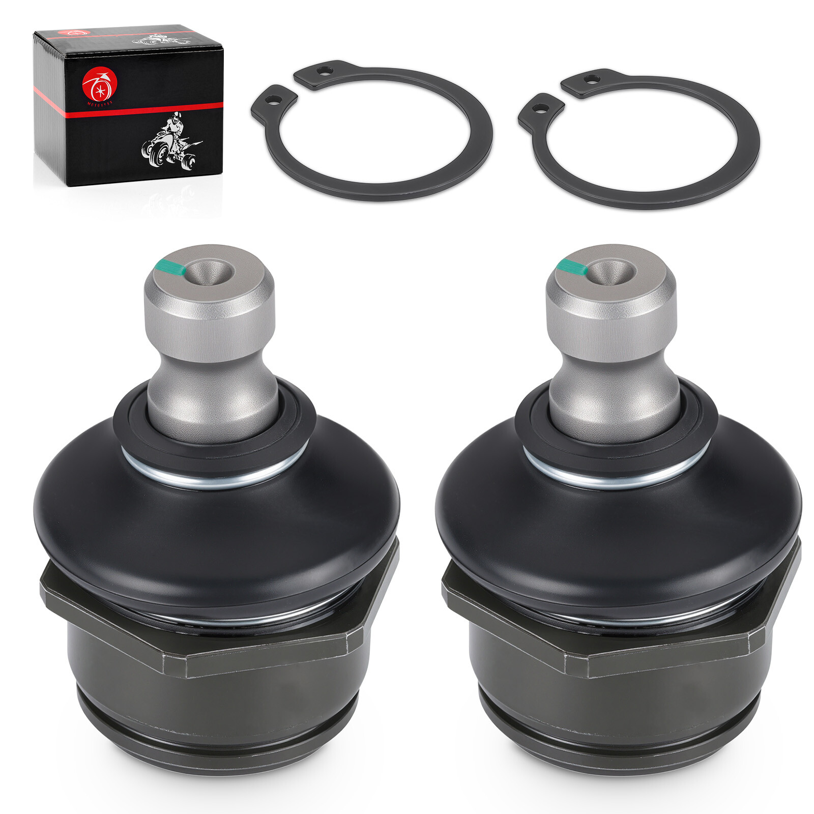 2Pcs Front Lower A Arm Ball Joint Set for Kawasaki Prairie 300 400 KVF300 KVF400