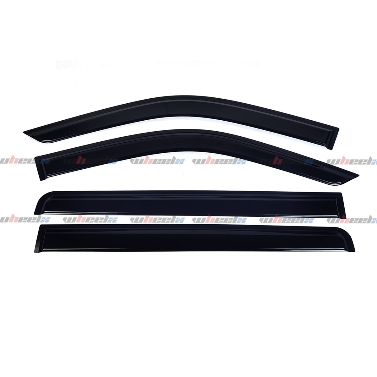 Window Visor Wind Deflectors Rain Guards Fit 2022-2026 Toyota Tundra CrewMax