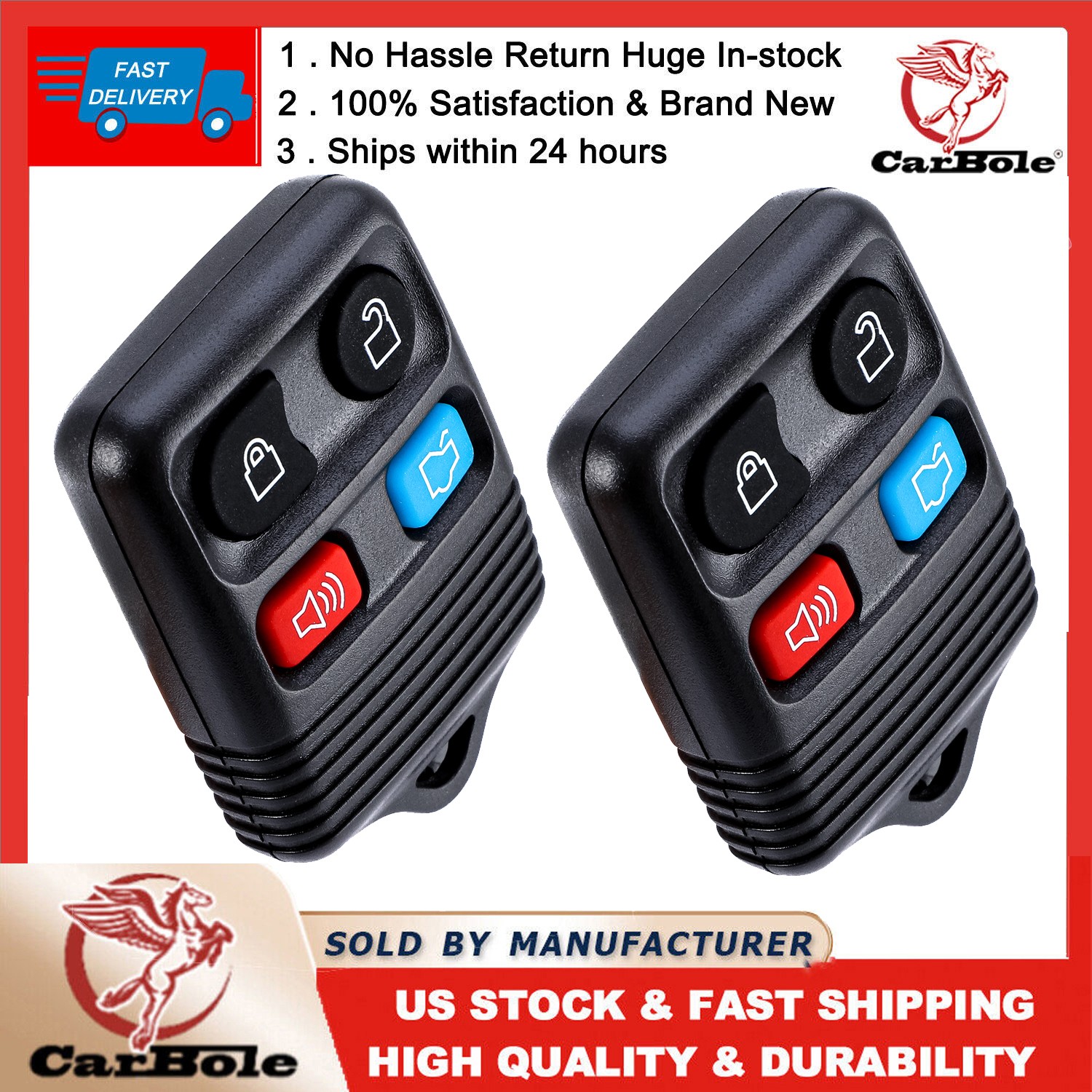 For 2005 2006 2007 2008 2009 2010 Explorer Mercury Grand Marquis Key Remote Fob