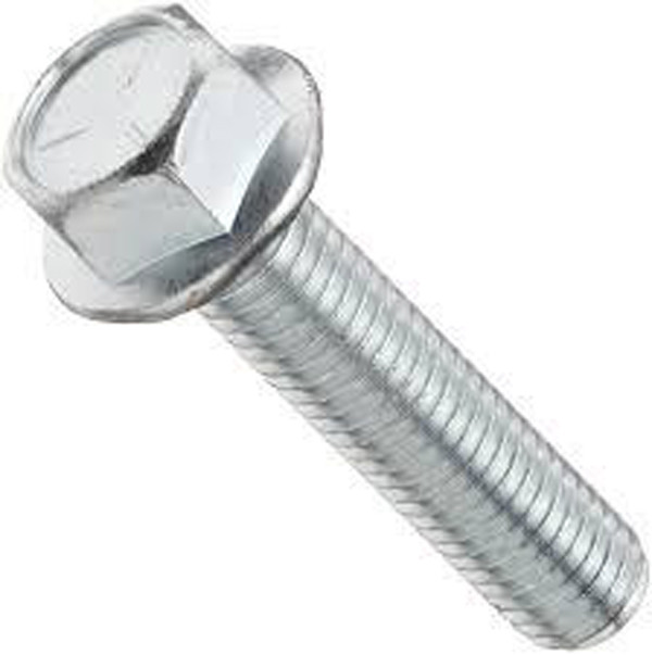 25 1/4-20″ X 3/4″ Serrated Flange Head Bolts Grade 5 Zinc Plated