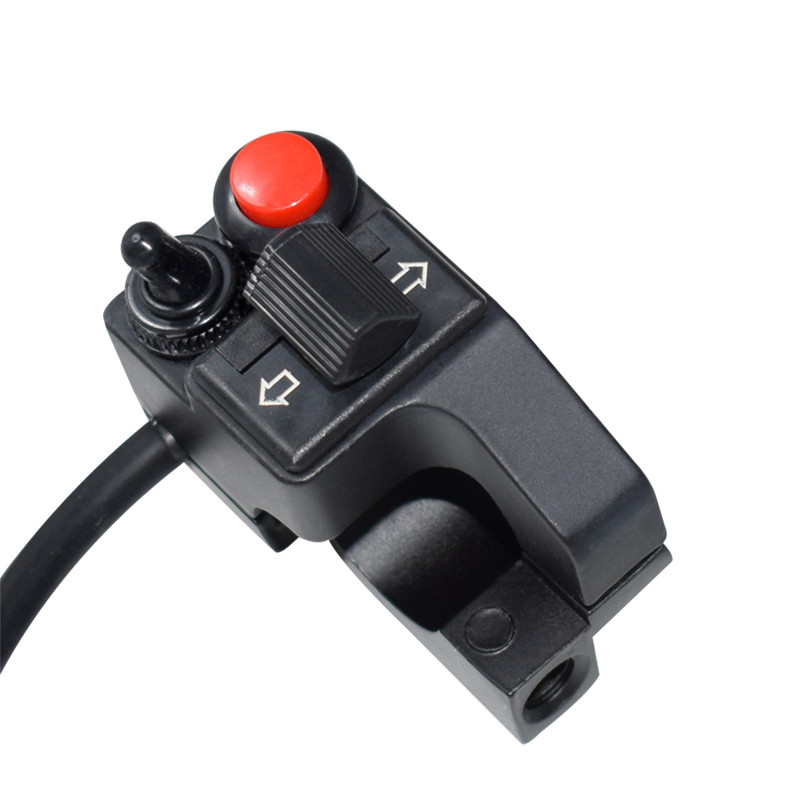 7/8″ Aluminum Left Motorcycle Handlebar Switch For Winker Turn Signal Horn Beam