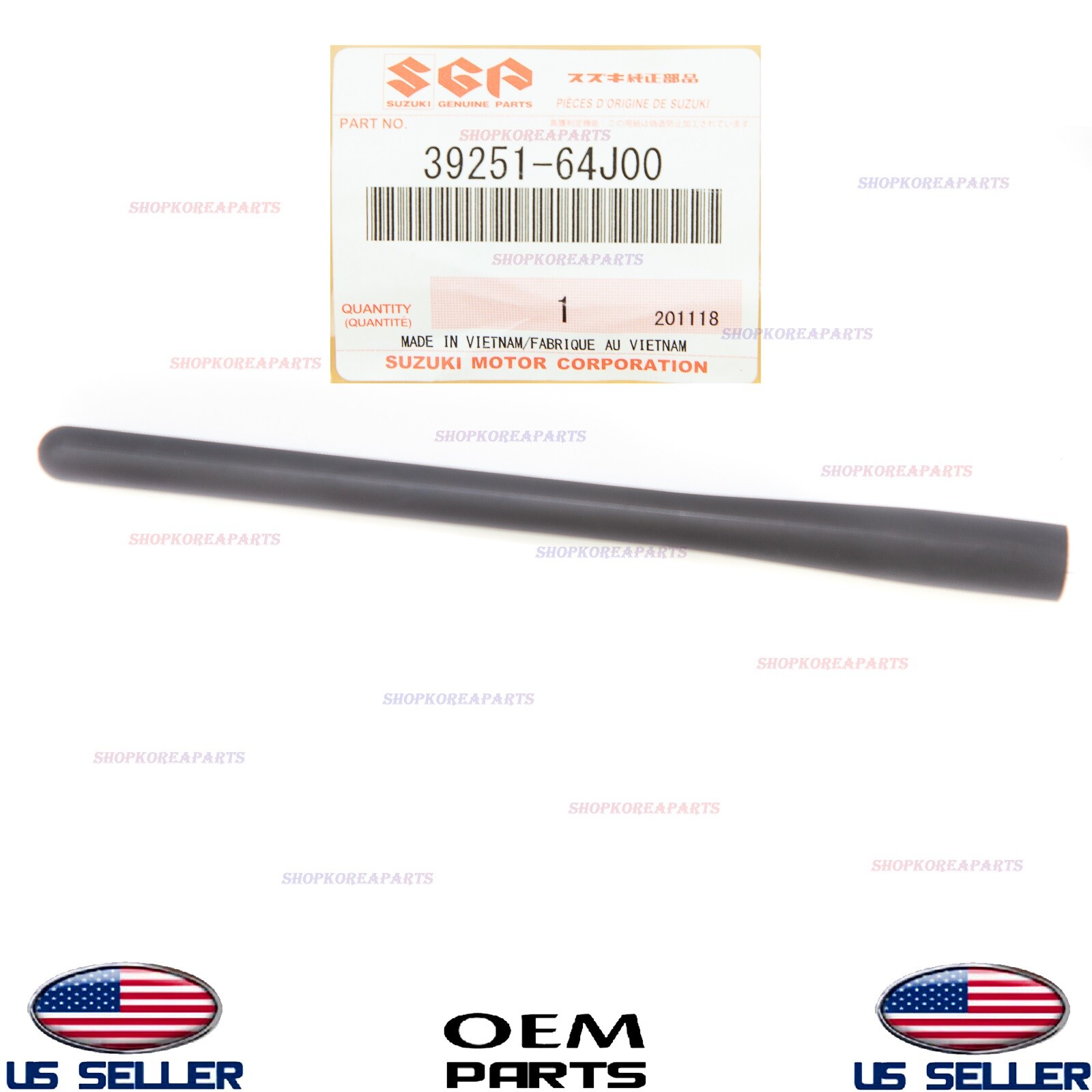 Genuine Pole Roof Radio AM/FM Antenna Mast ⭐OEM⭐ Suzuki Grand Vitara 2006-2013