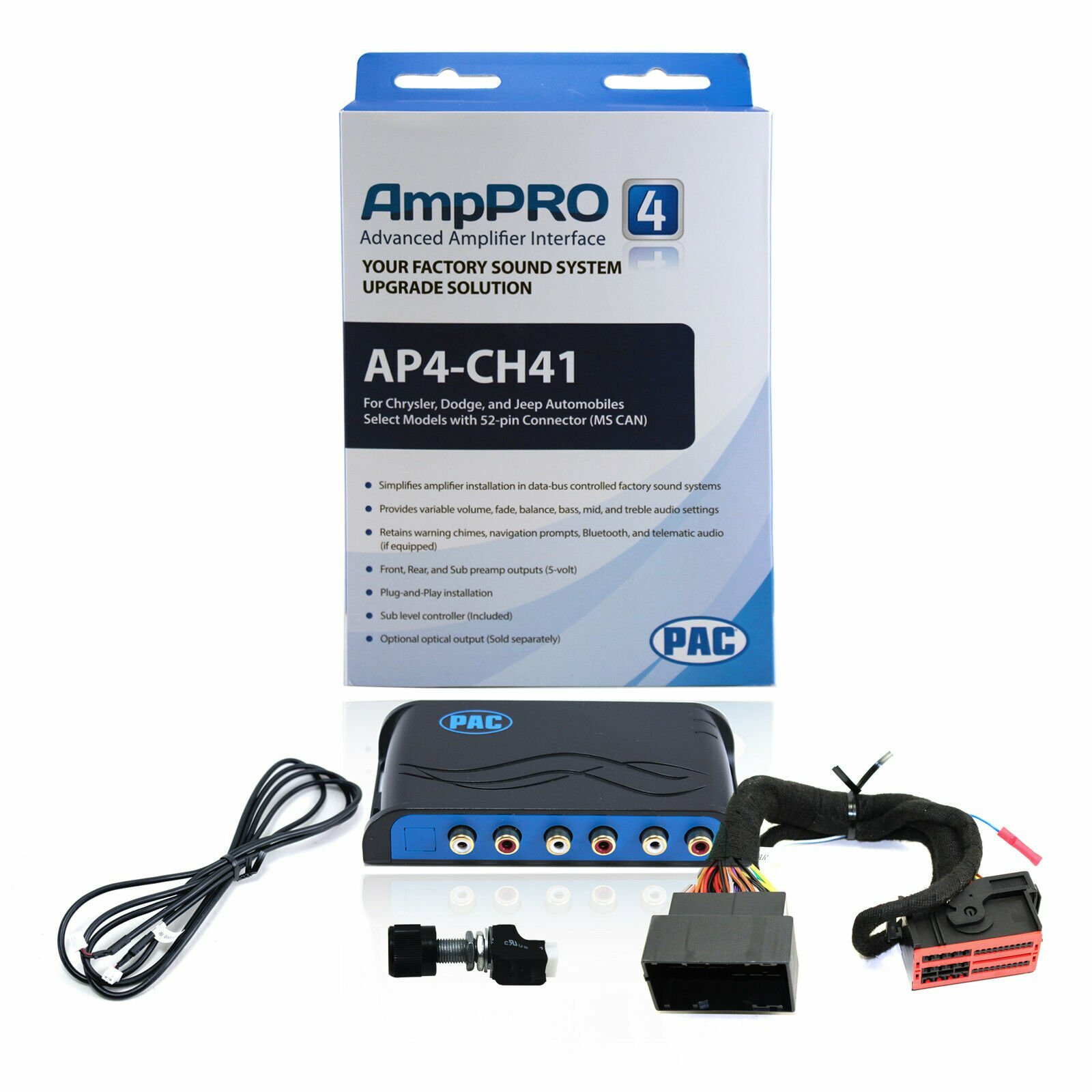 PAC AP4CH41 R2 Advanced Amplifier Integration Interface Module Dodge Ram G2U