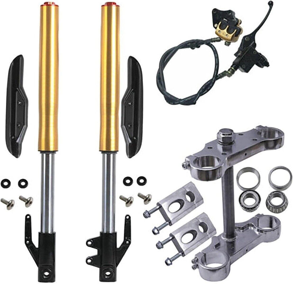 630mm 45/48mm Front Forks Triple for Razor MX500 MX650 CRF50 XR70 SSR Dirt Bike