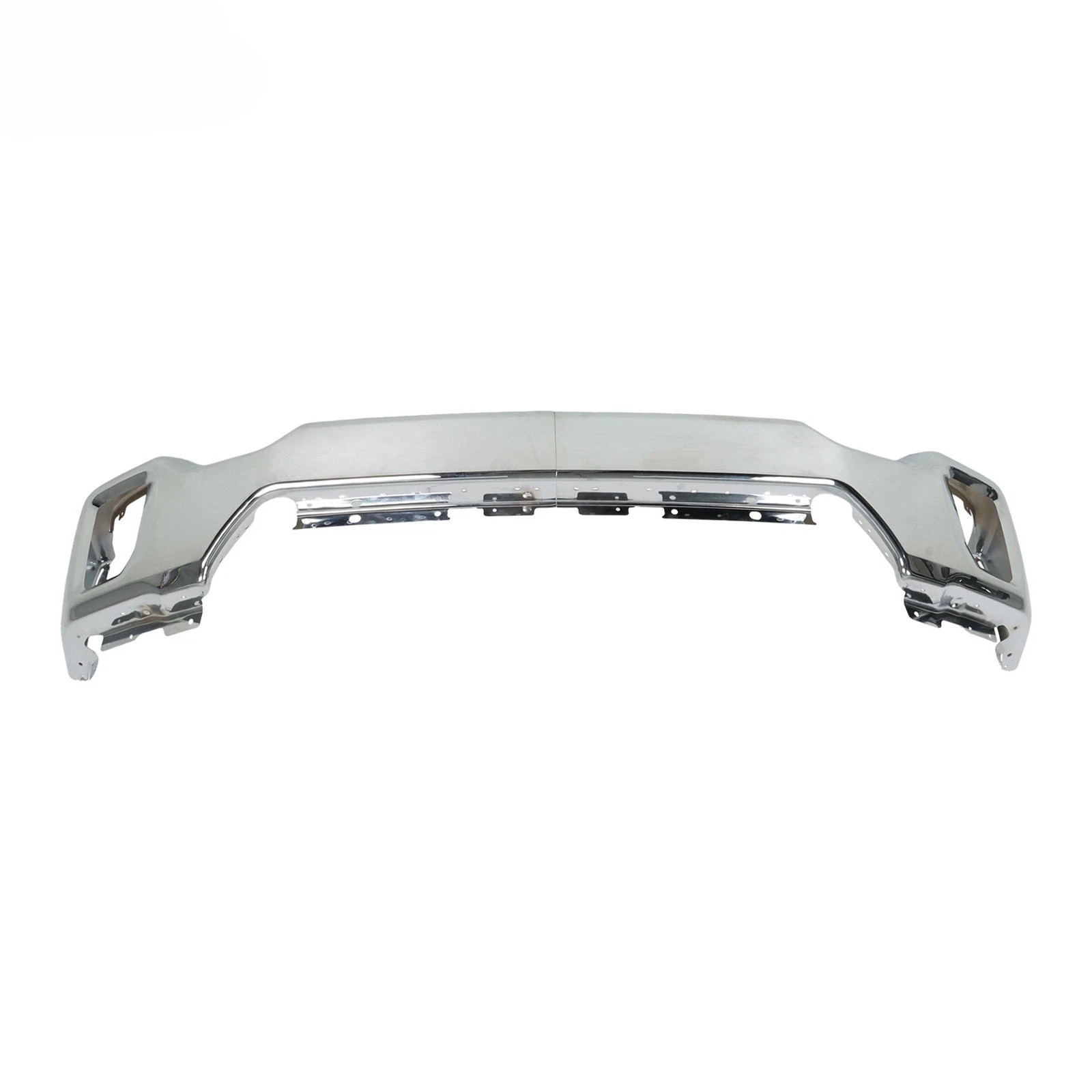 Chrome Steel Front Bumper For 2020-2023 GMC Sierra 2500 3500 HD W/o Sensor Holes