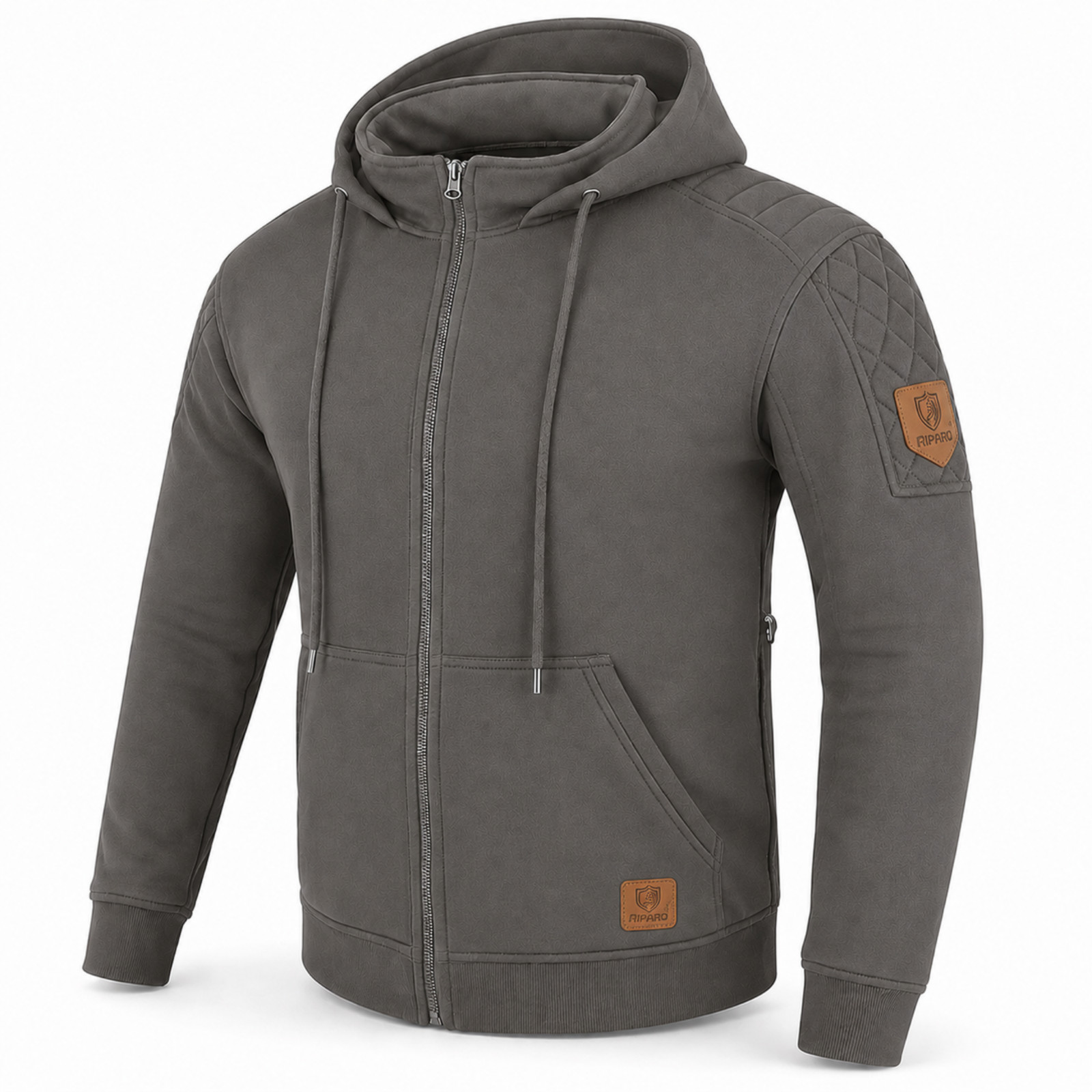 Riparo Men’s Motorcycle/Motorbike Hoodie Jacket w/ CE Armor w/Aramid Lining