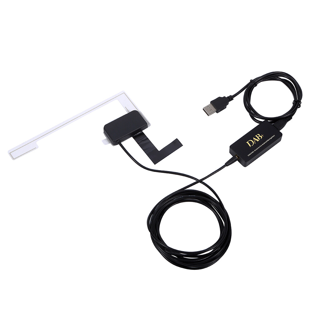 Digital Car DAB+ Adapter Receiver USB Box Tuner Audio Radio Antenna Android Navi