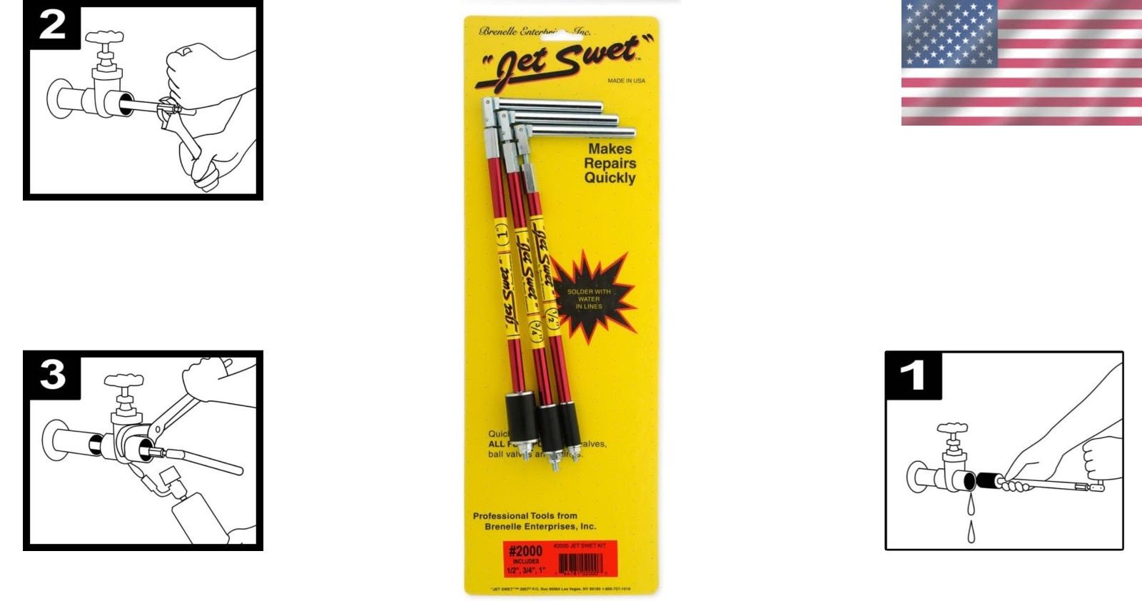 Efficient Water Stopper Kit – Fast Repairs for 1/2, 3/4, 1 Inch Copper PVC Lines