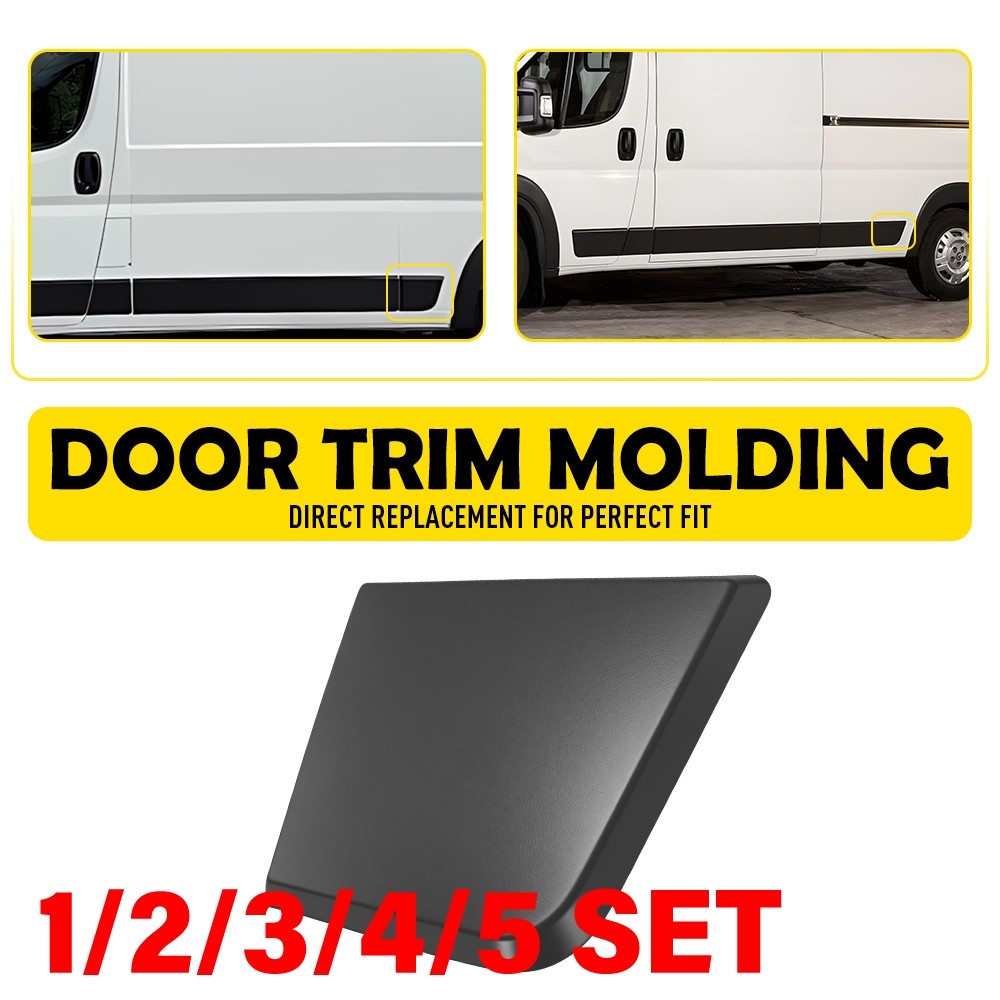 For Ram Promaster 2014-2018 Rear Left Door Trim Molding Cover 1ZT32LAHAA 1-5SET