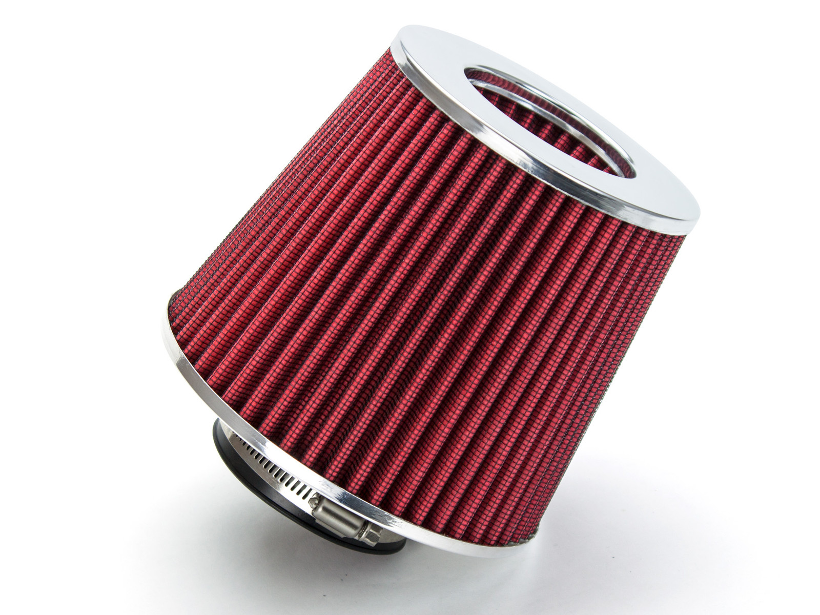 3 Inches 3″ 76 mm Cold Air Intake Cone Replacement Filter RED Acura/Honda
