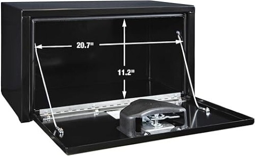 Buyers Products Black Steel 14″ X 12″ X 24″ Underbody ToolBox – #1703350