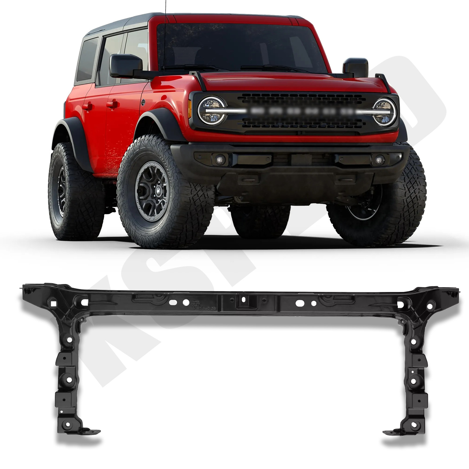 MB3Z16138A Radiator Support Assembly Core Upper For Ford Bronco 2021-2022 2023