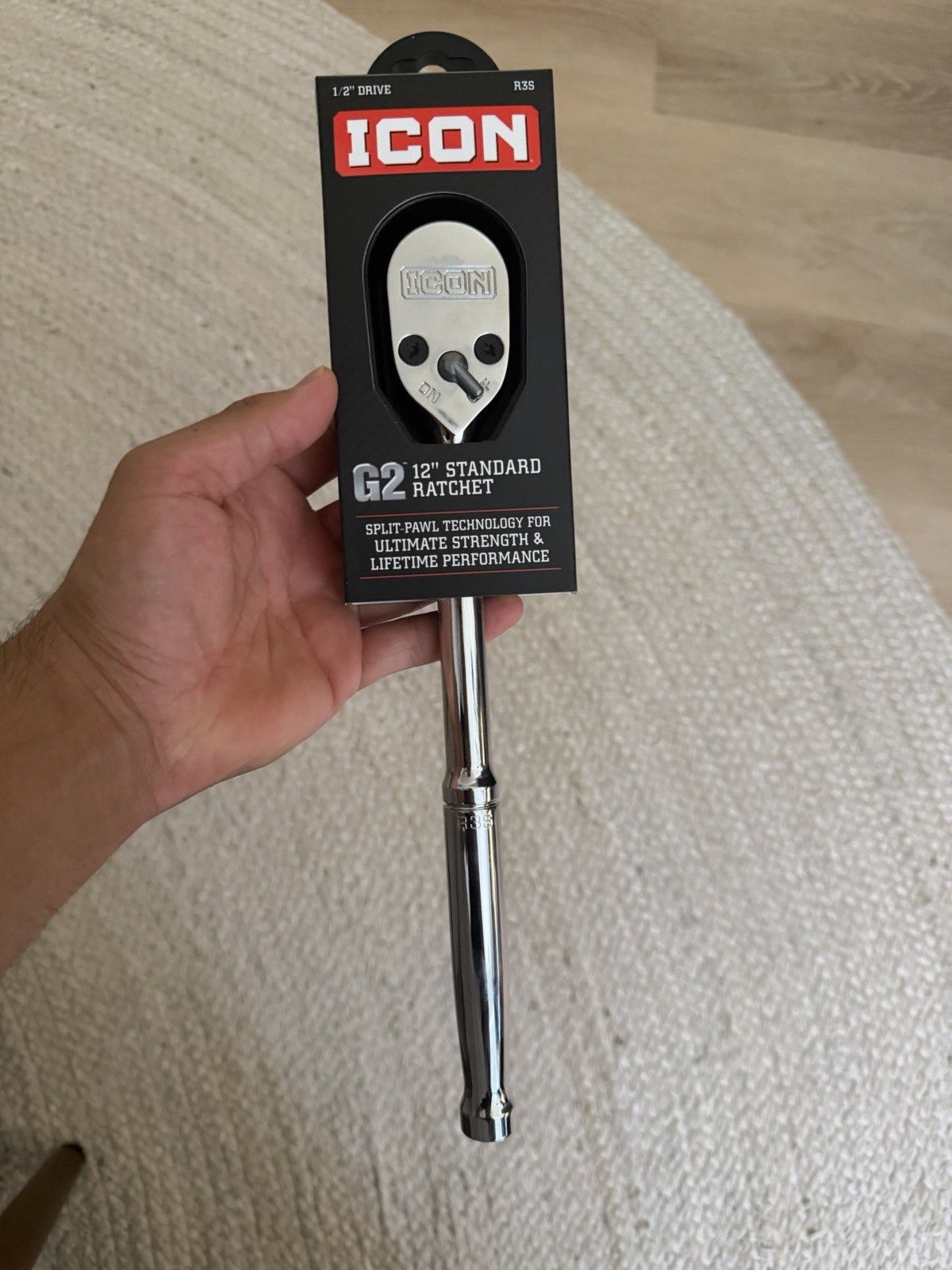 New ICON G2 Series 1/2″ Drive R3S Ratchet 12 Inches Long 70421 R3S New