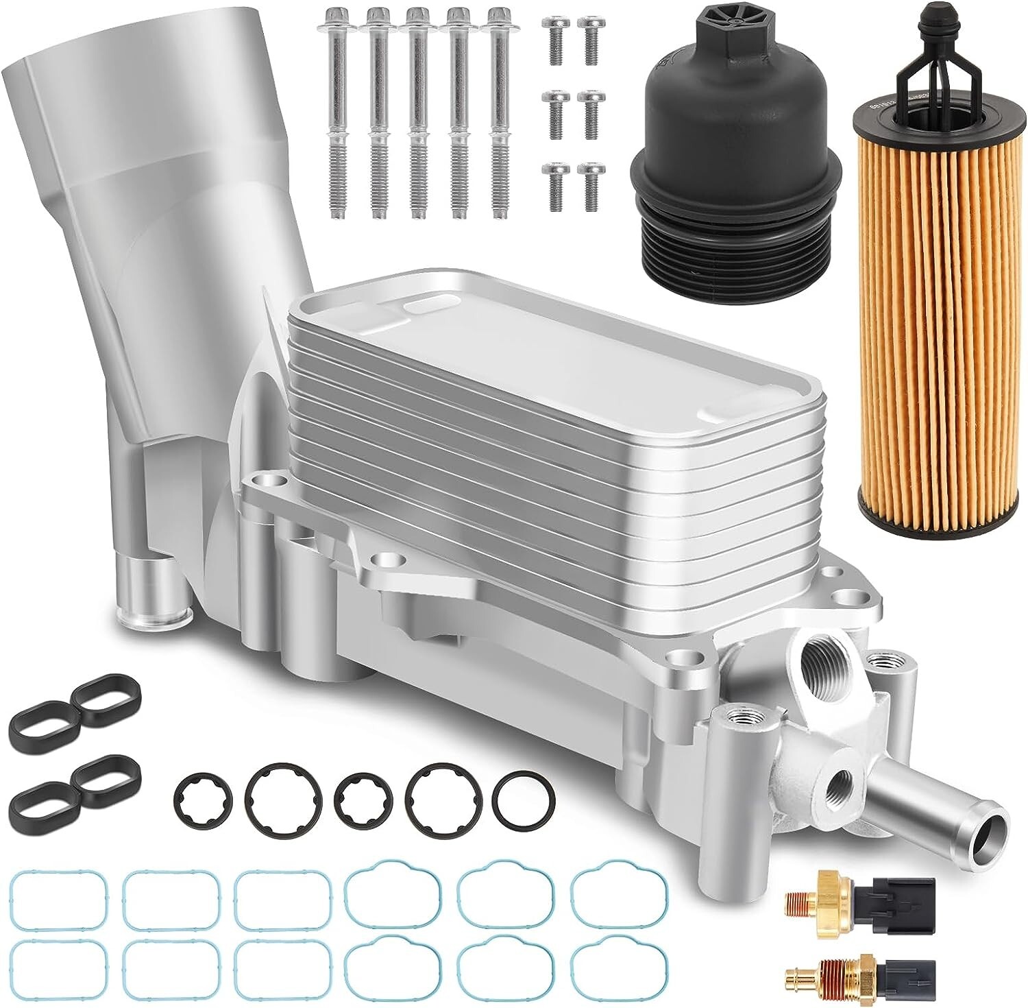 Engine Oil Cooler Filter Housing Assembly Fit Dodge Chrysler Jeep 2011-2016 3.6L
